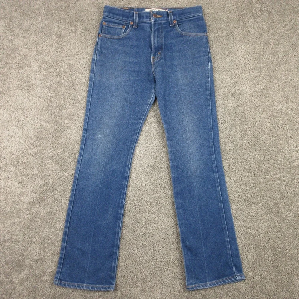 Vintage Levis Jeans Mens 30x30 Blue 517 Slim Bootcut Western Cowboy Denim Pants